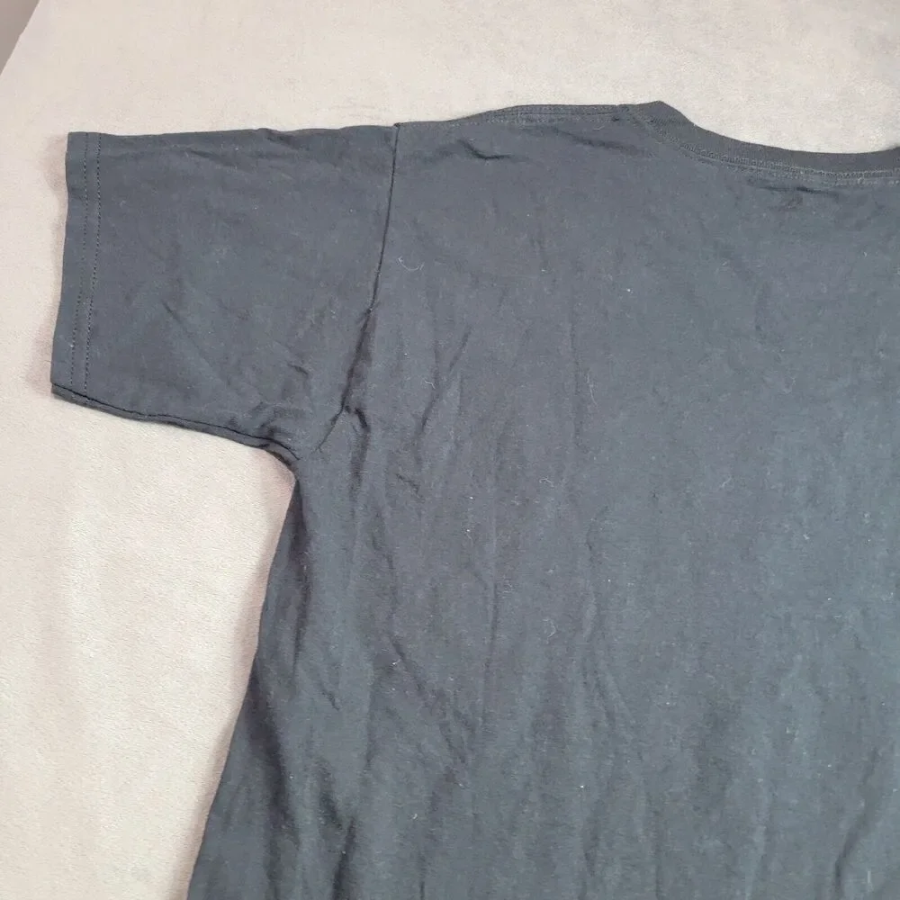 Halloween Shirt Girls Boys XL Black Trick Or Treat Glitter Pumpkin Short‎ Sleeve